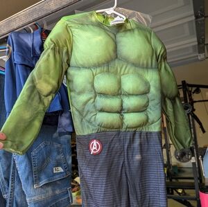 Hulk Superhero Costume with Logo